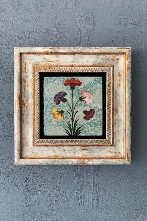 Çerçeveli Taş Tablo 20x20 Cm-wall Decor - Oscar Stone Decor
