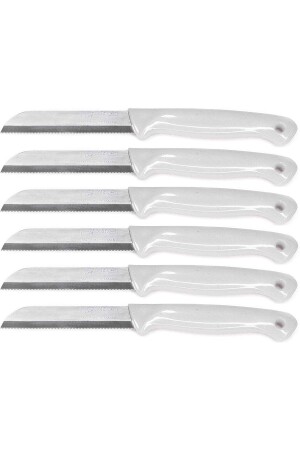 Certified Original 6 Pieces Silvery White Color Serrated Fruit and Vegetable Knife - Solingen