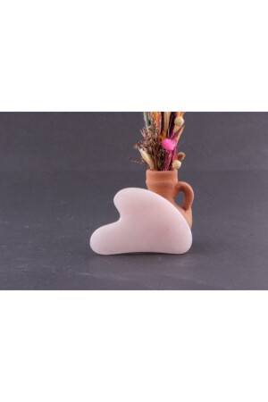 Certified Pink Quartz 1. Gua Sha Facial Massager for Dry Skin ob1243 - OSMANLI DOĞAL TAŞ