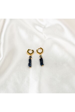 Certified Real Black Baroque Pearl & High Quality Steel Earrings (Pair) - Jewine Studio