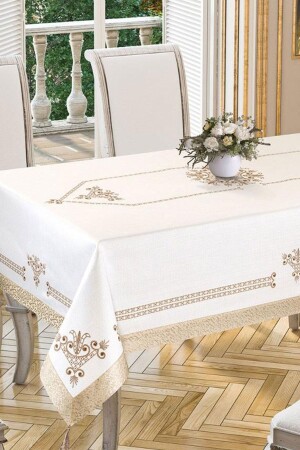 المطبوعات المستطيلة من طلاء الطاولة من الذهب - Çeyiz Diyarı