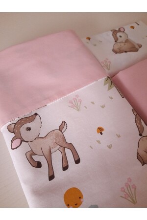 CEYLAN PATTERNED BABY DUVET COVER SET HYB-NVT - Heybe