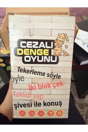 Cezalı Jenga, Cezalı Denge Oyunu Yeni Versiyon V2 TYC00210778039 - Bundera
