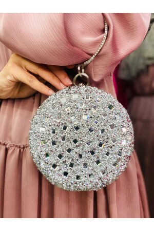 Chain Long Strap Crystal Stone Women's Evening Bag (Suitable for Hand and Crossbody Use) TYC0ZFOR6N169218458398101 - Çanta Trend