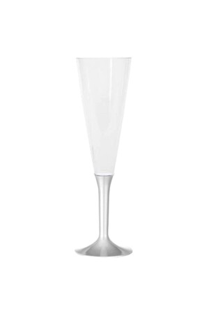Champagnerglas aus Kunststoff (10 Stück), graue Farbe - Kristal