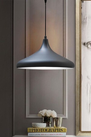Champion Black Chandelier - Interior Color White Single Pendant Lamp Retro Cafe Living Room Lamp Models Chandeliers - Bamyum