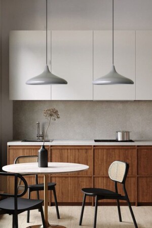 Champion Gray Chandelier Double Pendant Lamp Living Room Kitchen Dining Table Entrance Cafe Restaurant Chandeliers BMM7066XXXX44 - Bamyum