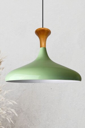 Champion Mint Wooden Mushroom Headboard Single Chandelier Living Room Kitchen Bedroom Pendant Lamp Model - Bamyum
