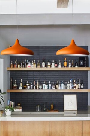 Champion Orange Kronleuchter Doppelpendelleuchte Wohnzimmer Küche Esstisch Eingang Restaurant Kronleuchter BMM7066XXXX08 - Bamyum
