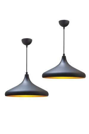 Champion Schwarzer Doppel-Kronleuchter, Hängelampe, Retro, rustikale Lampe, Küche, Wohnzimmer, Tischlampen, Kronleuchter 2066blackikili - Bamyum