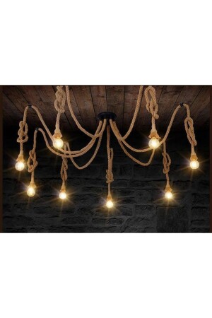 Chandelier Rope Octopus Spider 8 Piece Chandelier md1281 - Modalight