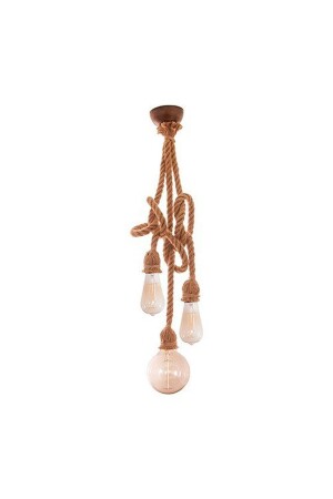 Chandelier Rope Triple Authentic Modern Design Rope Chandelier MOD326545 - DESİNGSTORE