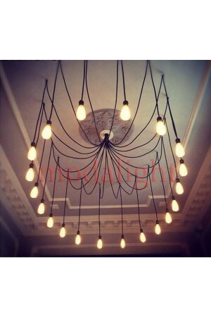 Chandelier Spider Pendant Lamp 20 Pcs Modern Sports Design Chandelier MOD5461 - DESİNGSTORE