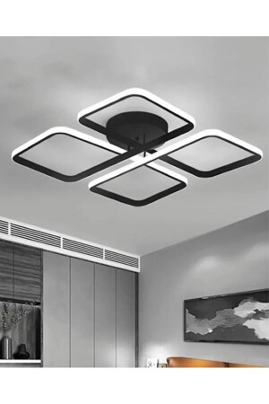 Chandelier Square 4-Plus Plophonier Ultra White LED Chandelier - Sanctum