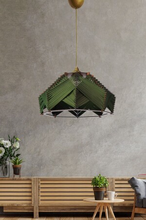Chaos Handmade Pendant Lamp Chandelier Khaki Green SH198 - hmydesign