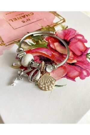 Charm-Armband aus Stahl - Bee