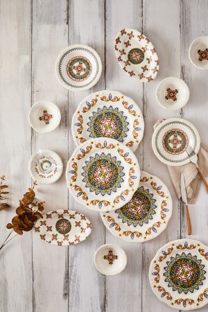 Chart 26 Piece Breakfast Set for 6 People 153. 03. 08. 2733 - Karaca