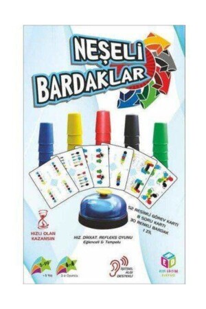 Cheerful Cups Mind Game - Colorful Cups Practical Cups 55423 - Hobi Eğitim Dünyası