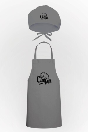 Chefhut-Design, Küchenschürze und Haube, Vorteilspaket TTP0494 - Tasarım Trend