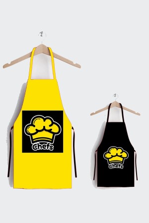 Chefs Mother Child Stain-Proof Kitchen Apron AYSO0196 - AYSHOME