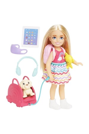 Chelsea Doll and Accessories on Travel Hjy17 - Barbie