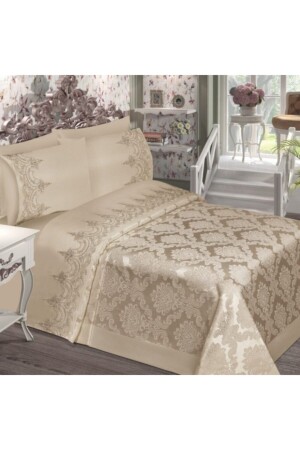 Chenille French Lace Pique Set Dowry Chenille Pique - Bursa Tekstil