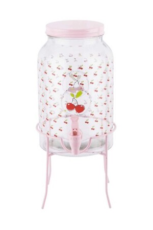 Cherry Glass Soft Drink Bowl with Stand 3. 5 lt BEVYRD17F01MSV - Tantitoni