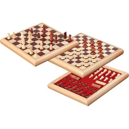 Chess and checkers set Philos 32x32 cm - Philos