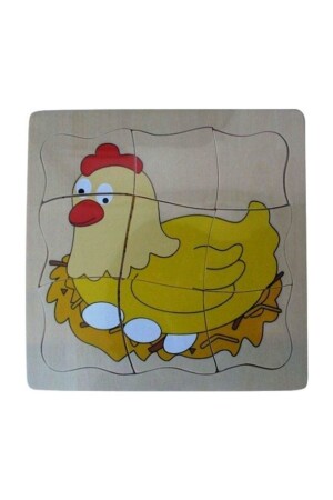 Chicken Developmental Stages Puzzle Wooden Kindergarten Montessori Games 4090 - Laylay Toys