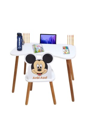 Children's Activity Table and Chair Set 4-12 Years (Free Name Printing) LA8M11403419 - Genel Markalar
