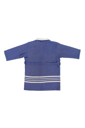 Children's Bathrobe with Inner Towel Royal Blue PSHC1054NB - PESHCE