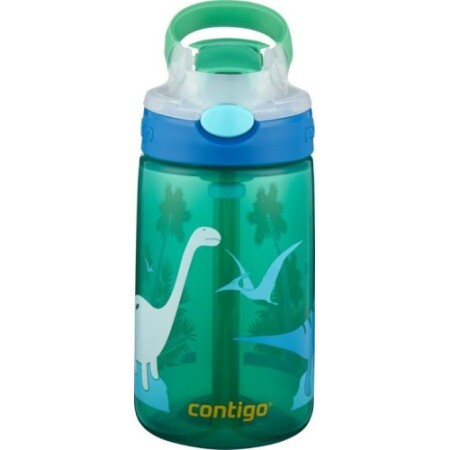 Children's drinking bottle Contigo Gizmo Green Dino, 2115035, 420 ml - Contigo