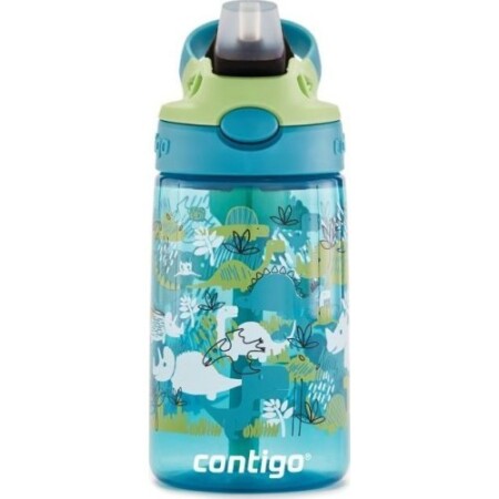 Children's drinking bottle Easy Clean Green Dino Boy CON2127479, 420 ml - Contigo