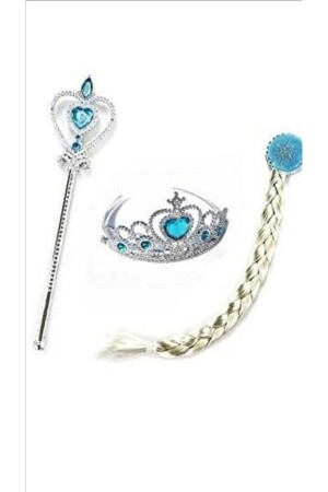 Children's Frozen Frozen Elsa Anna Magic Wand Hair And Crown Set - Eflamel Desing