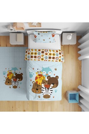 Children's Room Digital Printed Single Duvet Cover Set Without Sheets 160x220cm Model0172 i00172029000 - instababyrooms