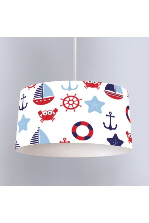 Children's Room Sailor Cute Bear Patterned Pendant Lamp Lampshade Chandelier ibsav1099 - instababyrooms