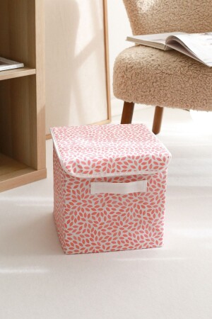 Children's Room Toy Organizer Folding Storage Box Organizer with Powder Leaf Cover BKKPK-TELPUD - Rek Home