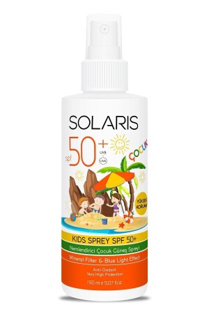 Children's Sunscreen Easy Absorbed Spray Spf 50 High Protection for Sensitive Skin 150 ml 8683052300223 - SOLARIS
