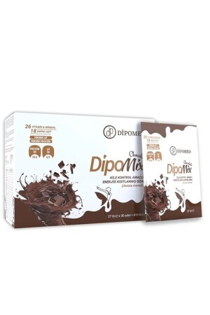 Chocolate Flavored 27gr x 30 Pieces - Dipomix