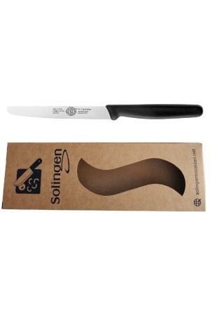Chopping Knife Serrated (black) KEG. TIRTIKLIDOG-BLACK. 001 - Solingen