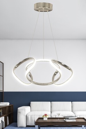 Chrome Case White Light Dron Modern Led Chandelier Dron Led Chandelier drone - RANSOM