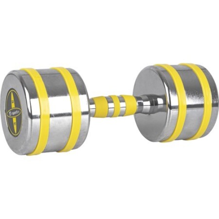Chrome dumbbell inSPORTline Yellsteel 12 kg - inSPORTline