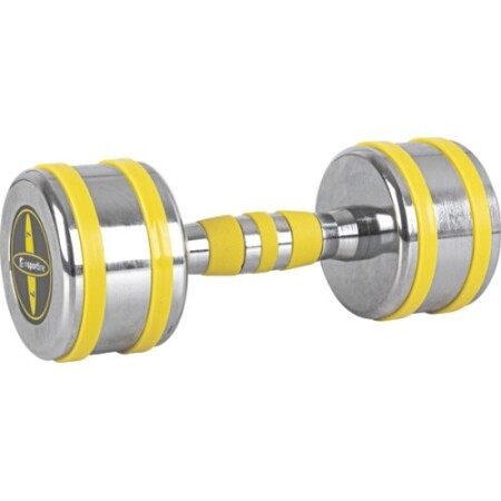 Chrome dumbbell inSPORTline Yellsteel 7 kg - inSPORTline