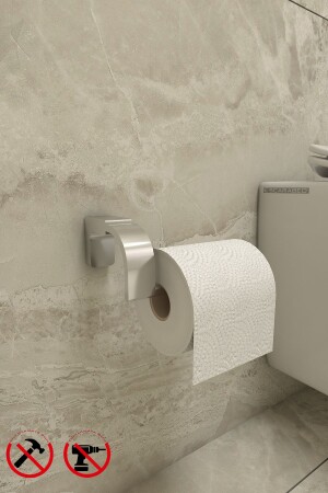 Chrome F1 Model Stainless Toilet Paper Hanger Toilet Roll Holder 5 Years Warranty ALBF1002 - Alper Banyo
