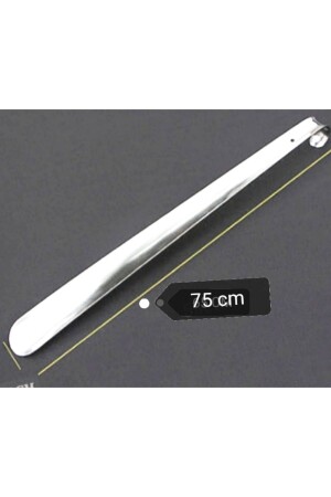 Chrome Nickel Plated, Stainless Luxury Metal Shoe Horn 75cm, Shoe Horn, Shoe Horn POLLYKER7 - POLLY FOOTCARE GÜLEN AYAKLAR