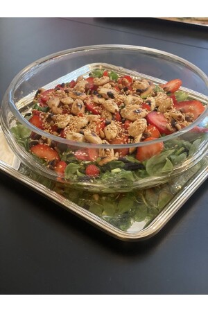 Chubby Glass Salad Bowl 22cm 23564789123 - Paşabahçe