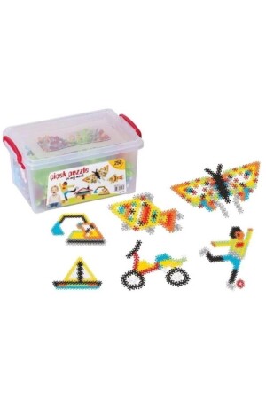 Çıçek Puzzle Küçük Kutu - 250 Parça Set - Dede