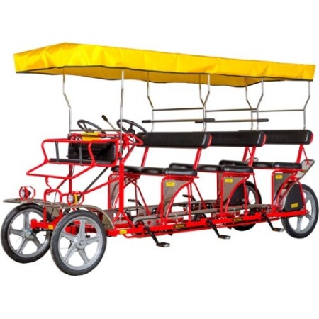 Ciclofan Grande Delfino altı kişilik velomobil - Ciclofan
