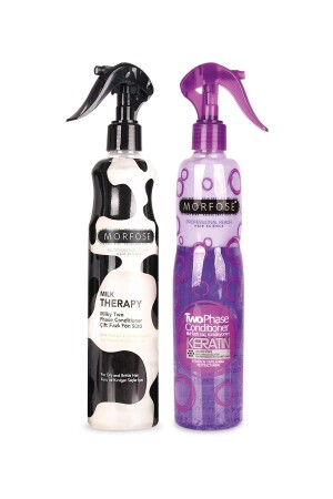 Çift Fazlı Fön Suyu Keratin 400 ml Milk Therapy Çift Fazlı Fön Sütü 400 ml - Morfose