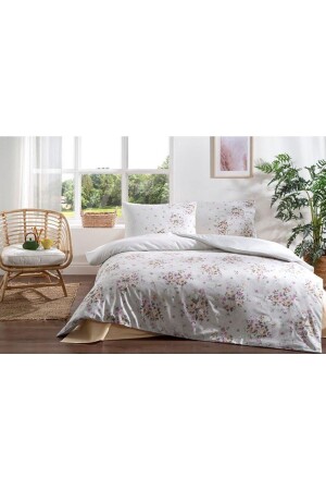ÇİFT KİŞİLİK GRI ROZEN NEVRESİM TAKIMI 8697353589966 - Özdilek